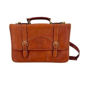 GHURKA Marley Hodgson The Original No 95 Counselor Leather Messenger Bag